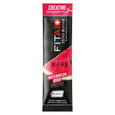 FITAID Essentials Creatine Monohydrate - 14 Sobres Individuales con Creapure - Sabor Watermelon Rush
