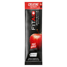 FITAID Essentials Creatine Monohydrate - 14 Sobres Individuales con Creapure - Sabor Fuji Apple