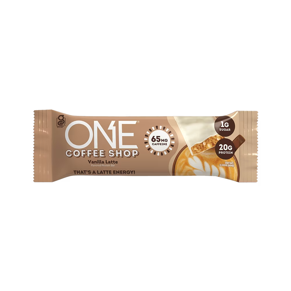 ONE COFFEE SHOP Vanilla Latte - Barra de Proteina