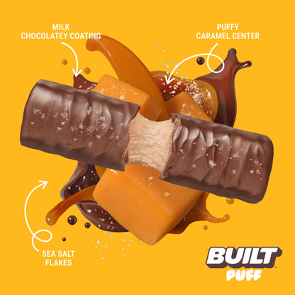 Barra de Proteina y Colageno - Sabor Salted Caramel - Marca BUILT