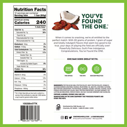 ONE BARS Almond Bliss - Barra de Proteina