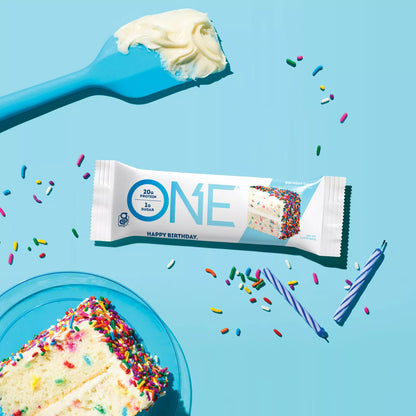 ONE BARS Vanilla Birthday Cake - Barra de Proteina