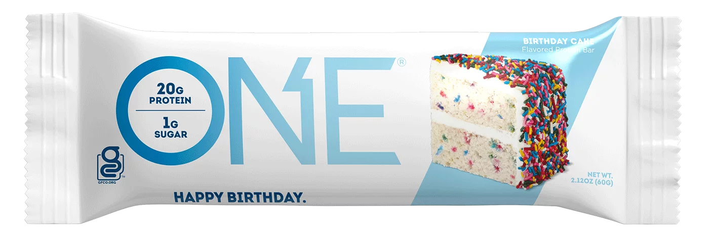 ONE BARS Vanilla Birthday Cake - Barra de Proteina