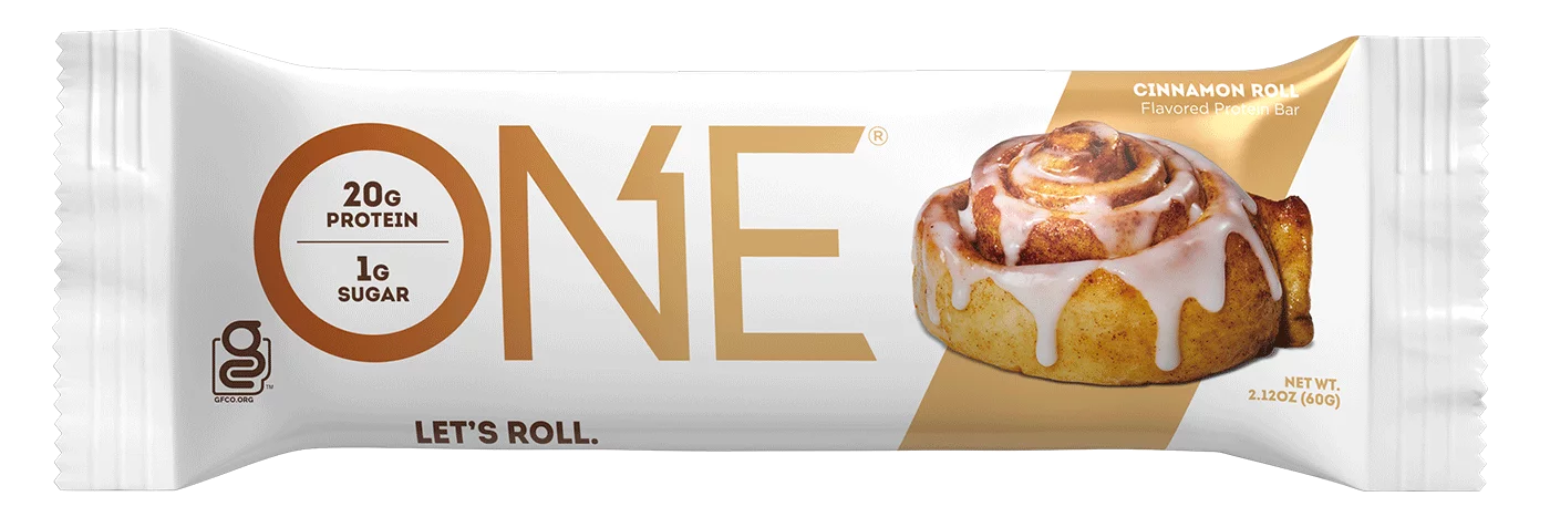 ONE BARS Cinnamon Roll - Barra de Proteina